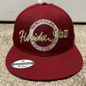 Florida State Seminoles Script The Game Snapback Hat